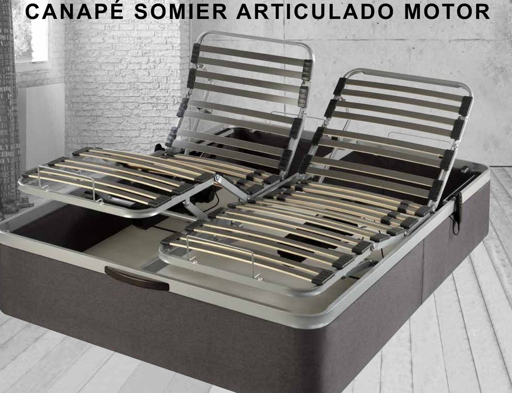 Canapé + Somier Articulado - Muebles Jorge Getafe